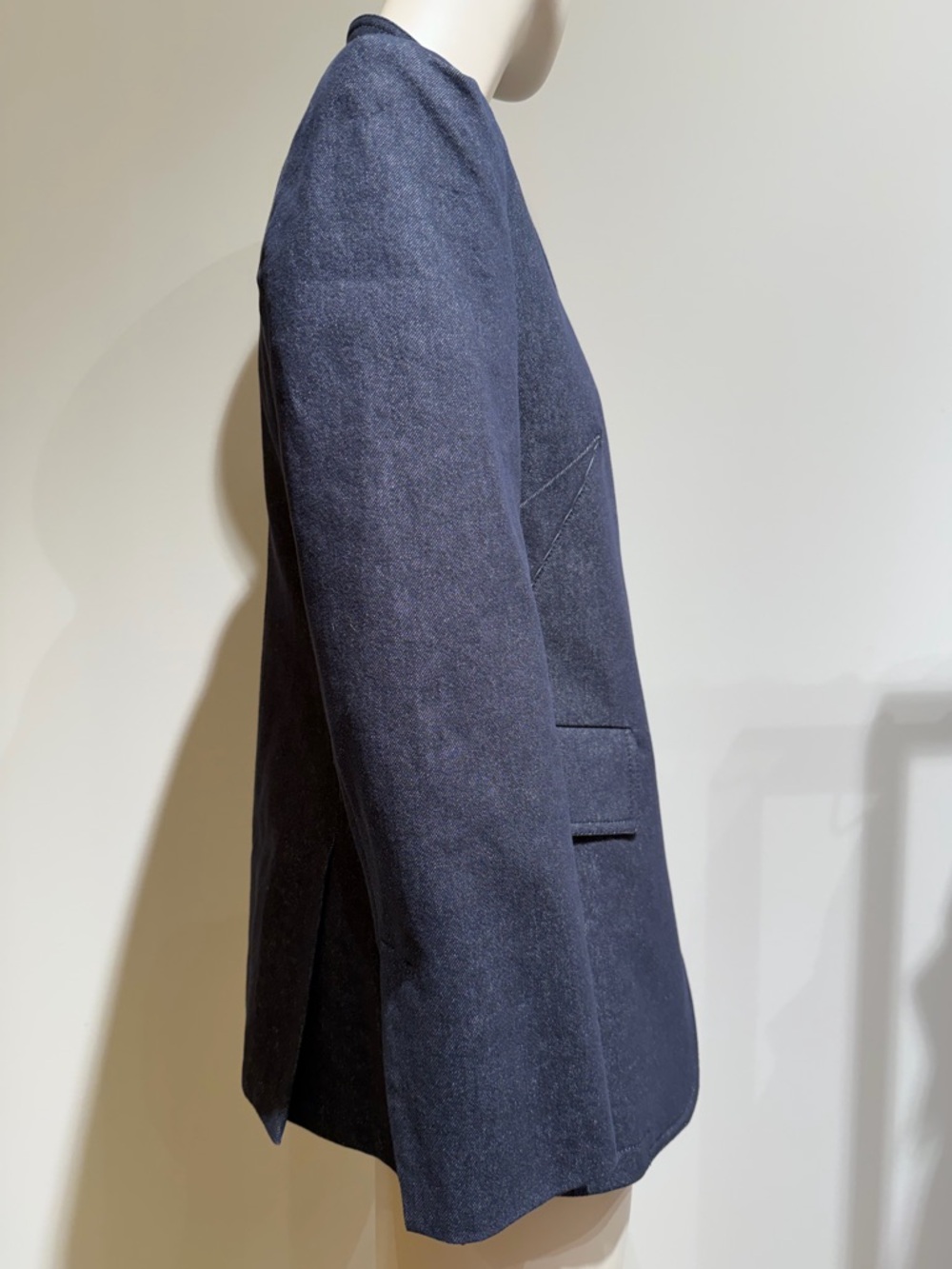 MaxMara Women's Dark Denim Blazer - Picture 10 of 15